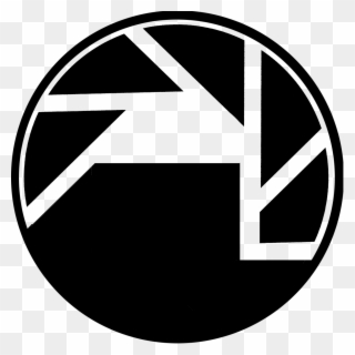 Vector Portal Aperture - Black Mesa Aperture Logo Clipart