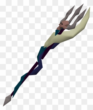 Osrs Uncharged Toxic Trident - Trident Of The Swamp Osrs Clipart