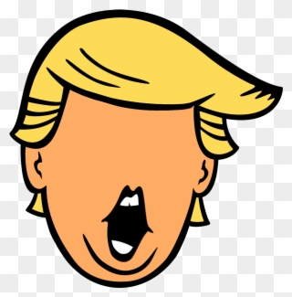 Free Donald Trump Icon - Donald Trump Head Icon Clipart