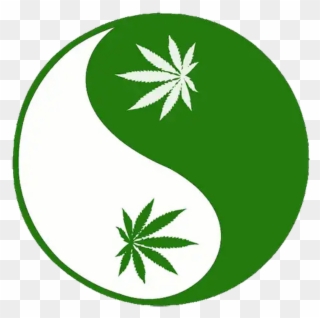 Photo Yin Yang, Bongs, Weed, Google, Cannabis, Pipes - Marijuana Leaf Clipart