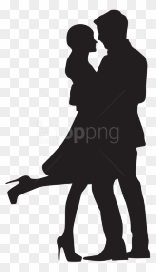 Free Png Download Couple In Love Silhouette Png Png - Couple In Love Silhouette Clipart