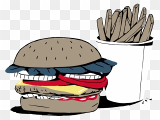 All The Way Burger - Fast Food Clipart
