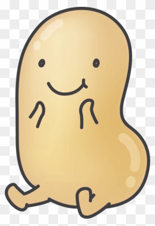 Share - Jelly Bean Cartoon Character Clipart