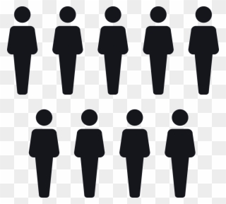 Audience Growth - People Icon Vector Clipart