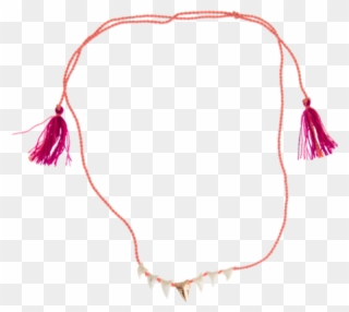Dezso By Sara Beltran Gold & White Shark's Tooth Mexican - Necklace Clipart