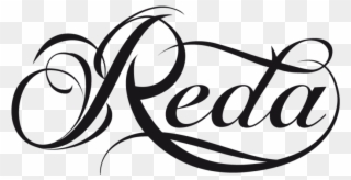 Blessed Garden Reda Logo Noir - Calligraphy Clipart