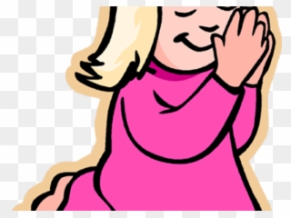 Saying Clipart Pink - Children Showing Respect - Png Download