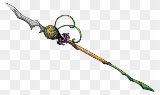 Lizalea Spear By Self-replica - Ranged Weapon Clipart