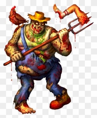 Farmer Zombie Clipart