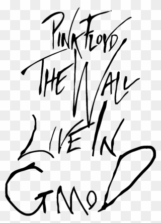 Pink Floyd Logo Png - Pink Floyd The Wall Text Clipart