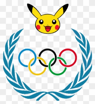 Pokemonolympicslogo3 - - Olympic Rings Rio 2016 Clipart
