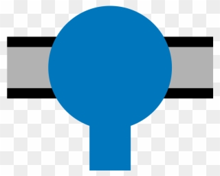 Bsicon Kxbhfa-m Blue - Circle Clipart