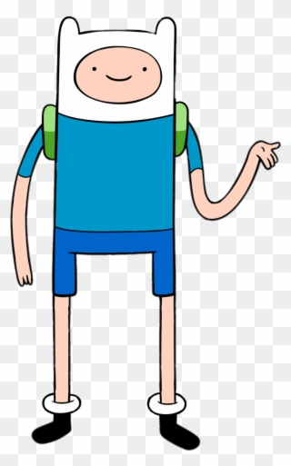 Adventure Time Finn The Human - Adventure Time Finn Standing Clipart