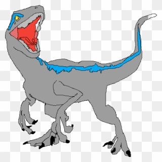 Blue Raptor - Illustration Clipart