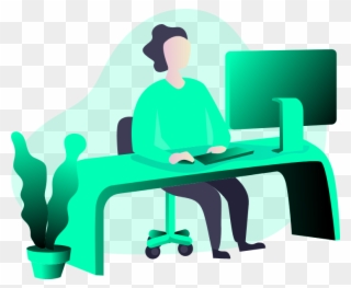 The Global Freelance Economy Is Huge, Dominated By - Sitting Clipart