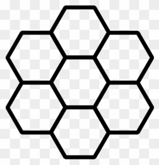 Western Honey Bee Honeycomb Hexagon Computer Icons - Clip Art Hexagon Bee Hive - Png Download