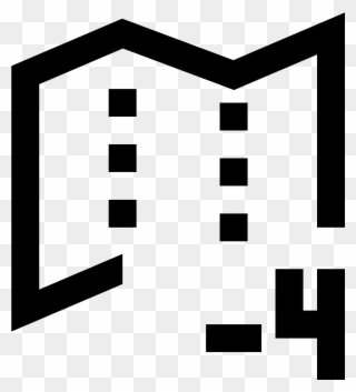 There Is A Rectangle With Zig Zag Lines On The Top - Icon Clipart