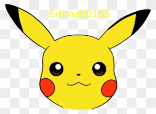 Pikachu Head Png - Pikachu Face Clipart