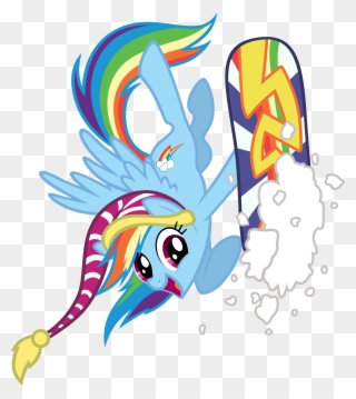 Image My Little Pony Friendship Is Magic Ⓒ - My Little Pony Rainbow Dash Christmas Clipart