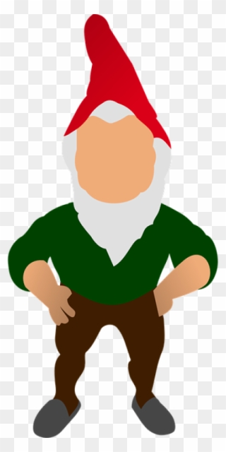 Gnome, Garden, Standing, Deco - Clip Art Gnomes Christmas - Png Download