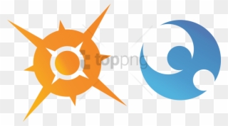 Free Png Download Pokemon Sun Logo Png Images Background - Pokemon Sun And Moon Emblem Clipart