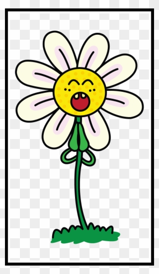Jpg Library Download Appealing Flower At Getdrawings - Cartoon Clipart Cute Flower - Png Download
