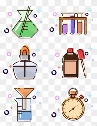 Mbe School Supplies Chemistry Experiment Cartoon Png - อุปกรณ์ ทาง วิทยาศาสตร์ การ์ตูน Clipart