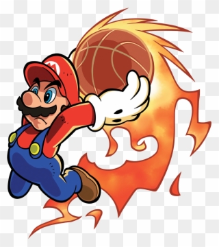 Mario Hoops 3 On 3 Nintendo Ds Preview - Mario Sports Mix Mario Clipart