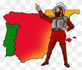 Ponce De León And Iberia - Hernando De Soto Clipart - Png Download