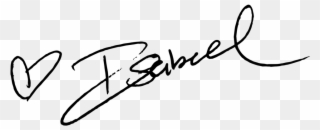 Isabel Sign-01 - Calligraphy Clipart