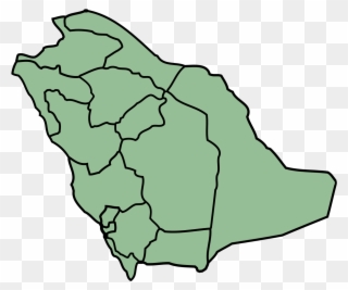 Saudi Arabia Provinces Template - Saudi Arabia Clipart
