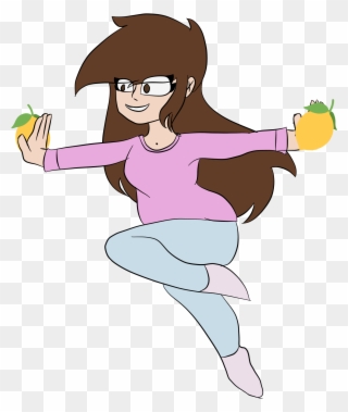Me Omw To Spam Brad With Lemons - Cartoon Clipart