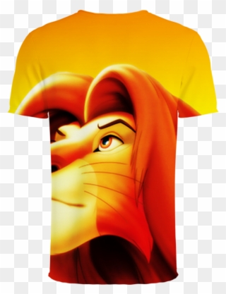 Anime Movie Lion King 3d T-shirt - Lion King Wallpaper Iphone Clipart