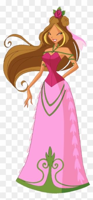 Clothing Clipart Fancy Clothes - Flora Dress Winx Club - Png Download