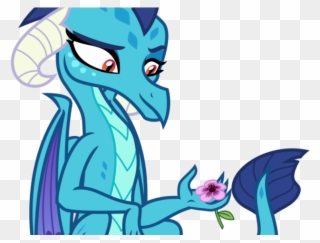 Blue Dragon Clipart Female Baby - Mlp Ember Vector - Png Download