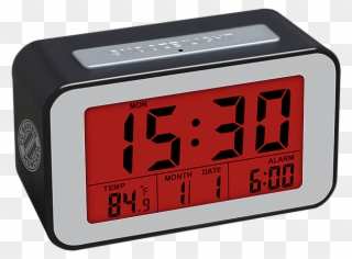 Digital Alarm Clock Png - Radio Clock Clipart