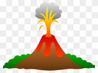 Eruption Clipart Cartoon - Volcano Clipart - Png Download