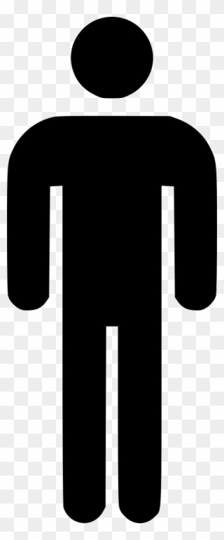One Person User Comments - Bathroom Man Silhouette Clipart