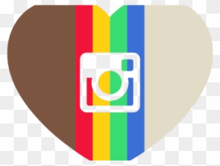 Instagram Clipart Instagram Heart - Emblem - Png Download