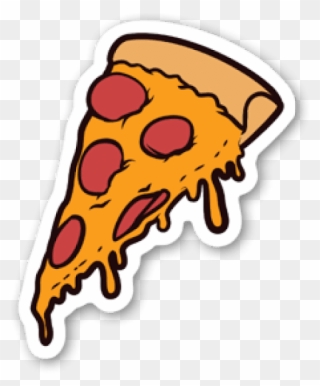 Pizza Slices Clipart - Pizza Stickers - Png Download