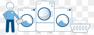 Providing Maintenance For All Commercial Laundry Equipment - Circle Clipart
