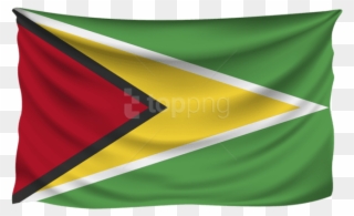 Free Png Download Guyana Wrinkled Flag Clipart Png - Flag Transparent Png