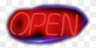 Neon Open Sign Png - Neon Sign Clipart