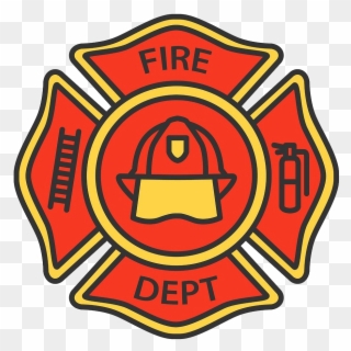 Firefighter Badge Png Picture - Fireman Badge Outline Clipart