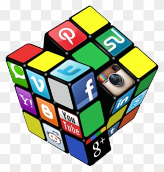 Cube Media Measurement Rubiks Optimization Marketing - تعريف مواقع التواصل الاجتماعي Clipart