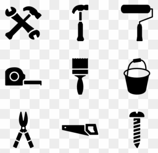 Tools - Home Maintenance Icons Clipart