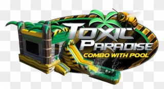 Toxic Paradise Combo With Pool - Graphic Design Clipart