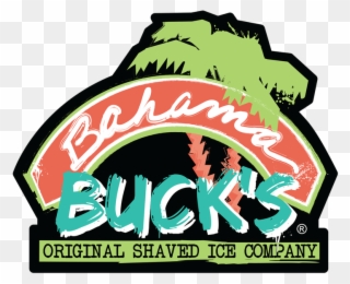 Spray Paint Logo Sticker - Bahama Buck's Clipart