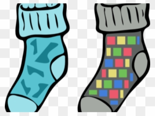 Socks Clipart Wacky - Odd Socks Clipart - Png Download