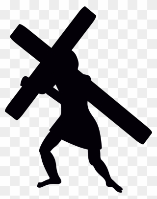 Good Friday Passion Mime - Cross Clipart